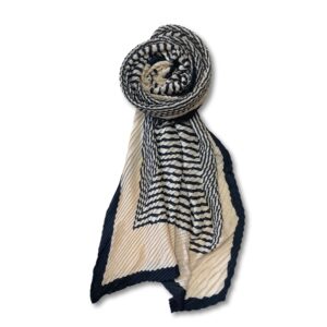 Pleated Cotton Scarves