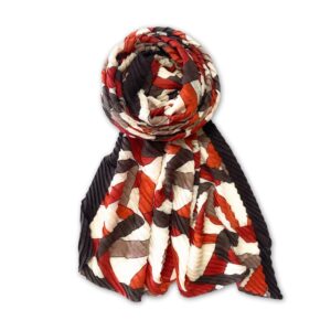 Pleated Cotton Scarves