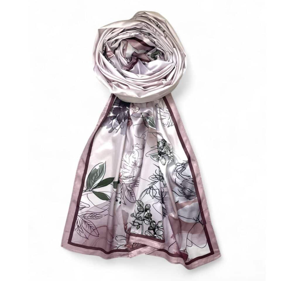 satin silk scarves