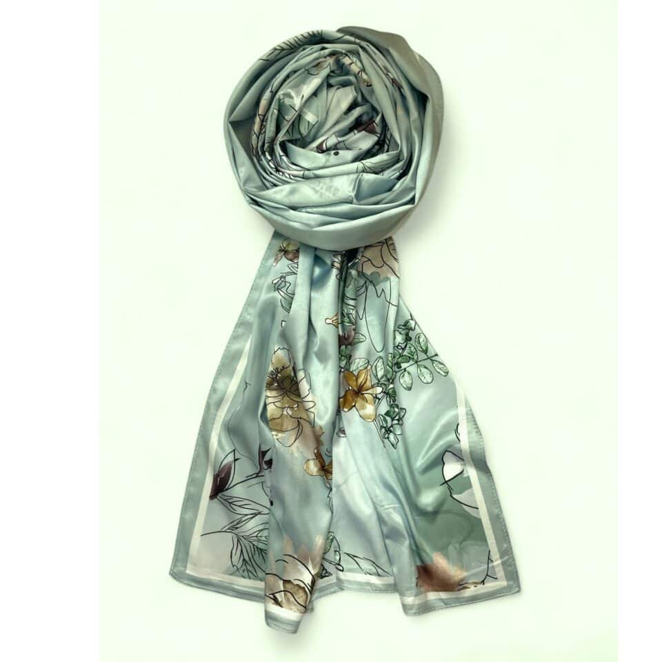 satin silk scarves