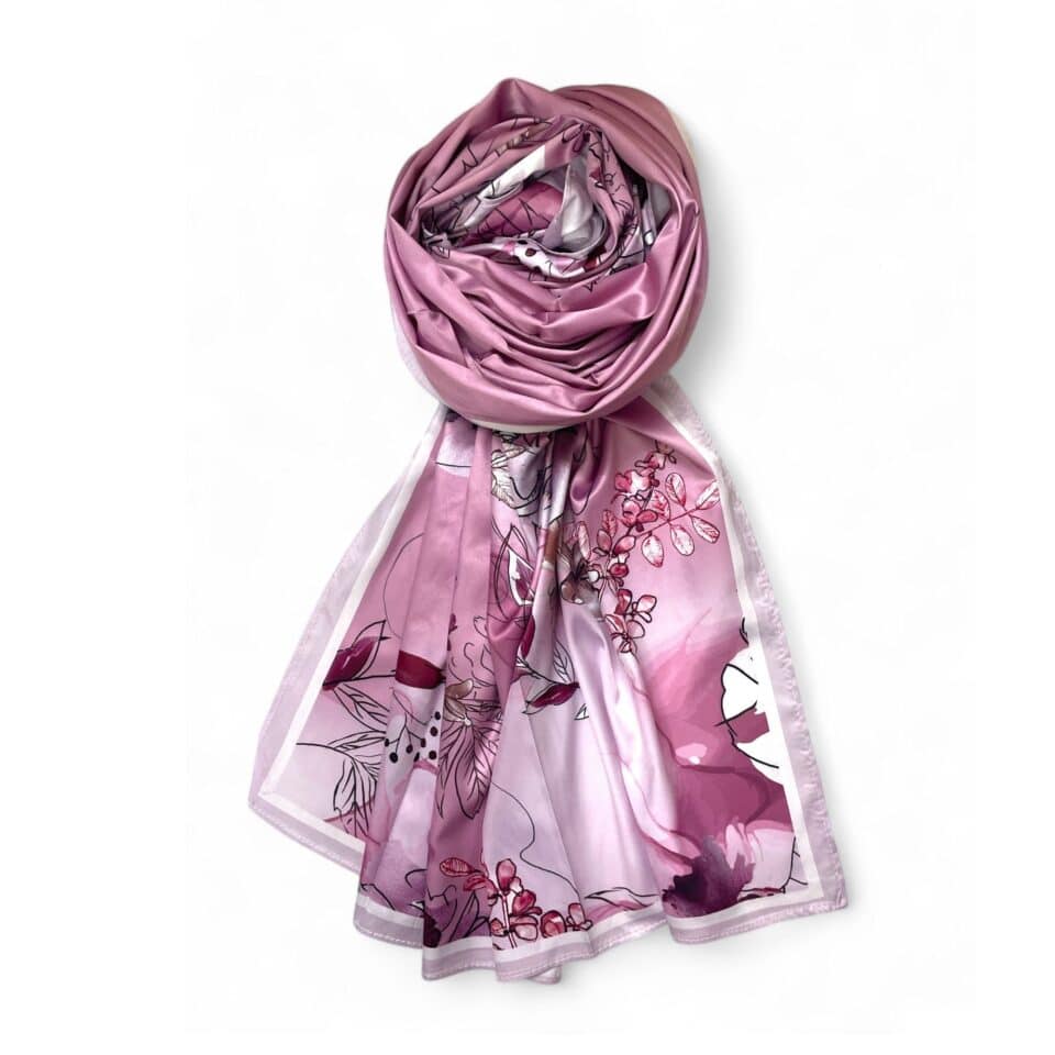 satin silk scarves