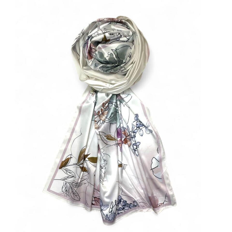 satin silk scarves