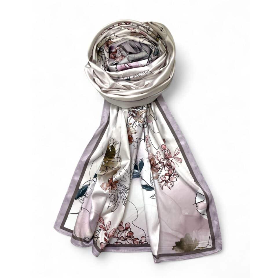 satin silk scarves