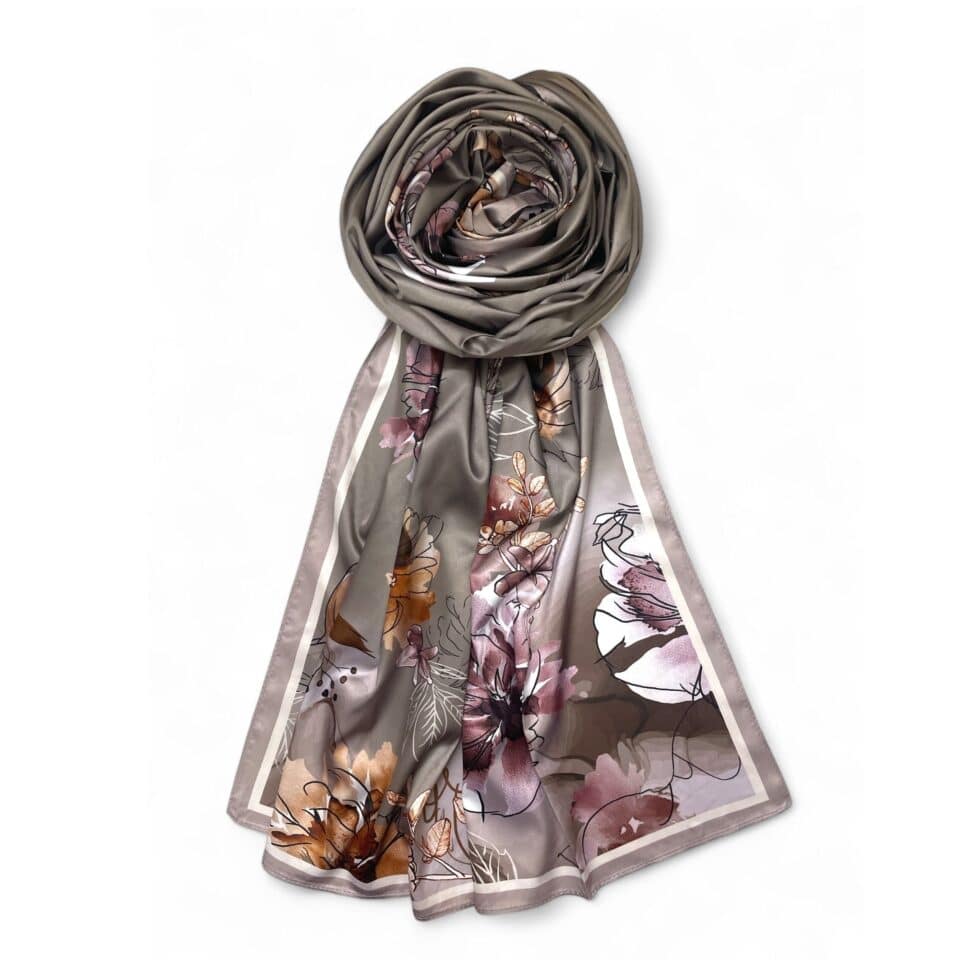 satin silk scarves