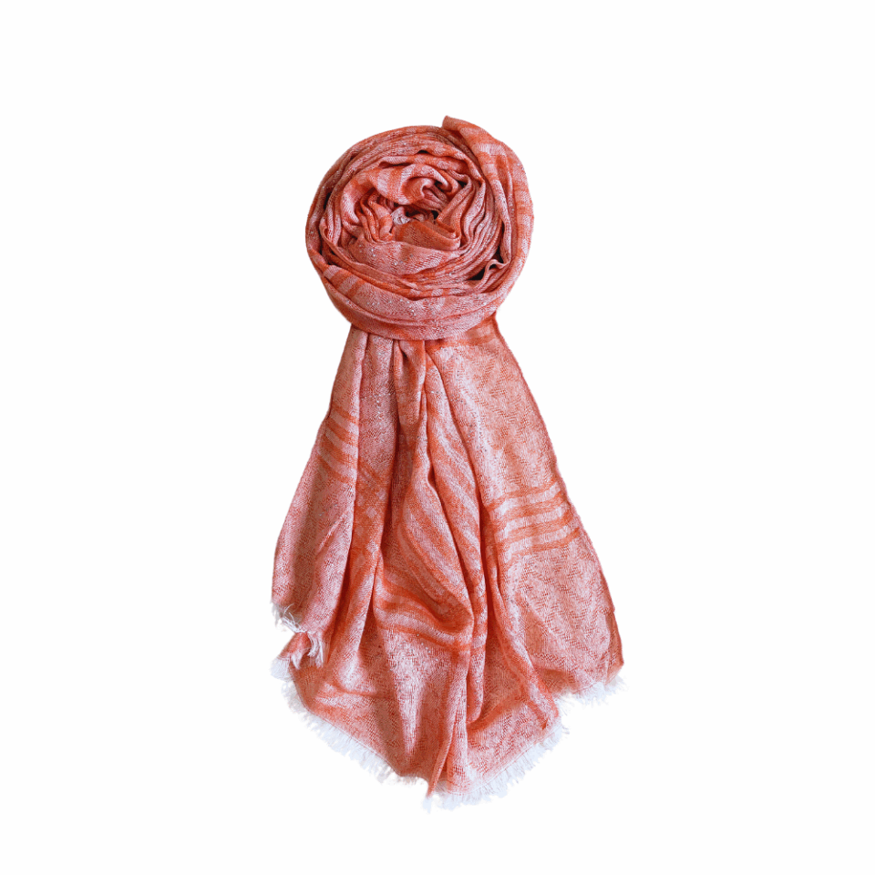 woven cotton scarf