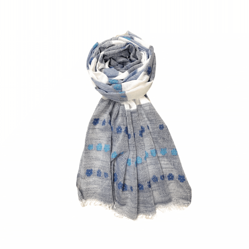 woven cotton scarf