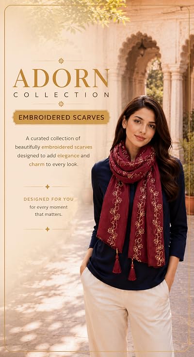Embroidered Scarves
