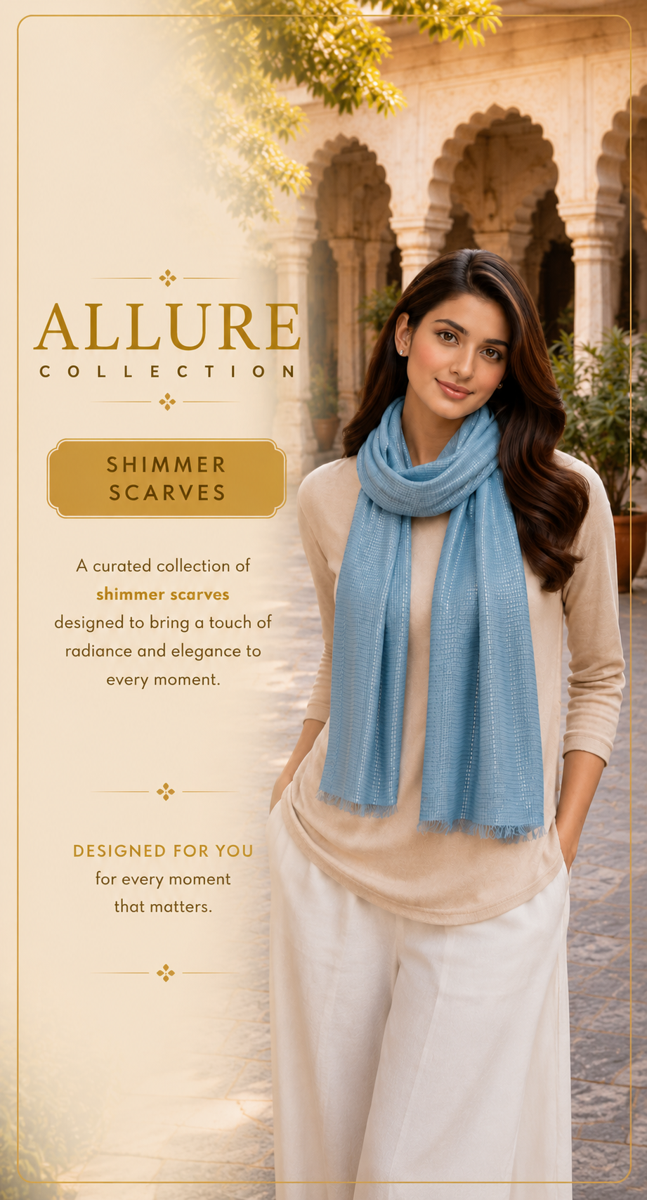 Shimmer Scarves