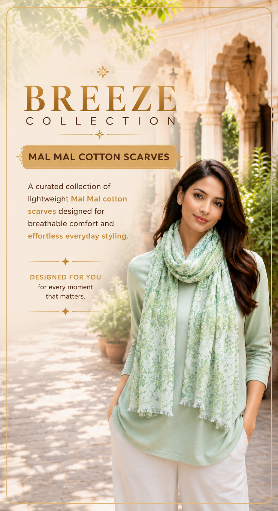 Mal Mal Cotton Scarves