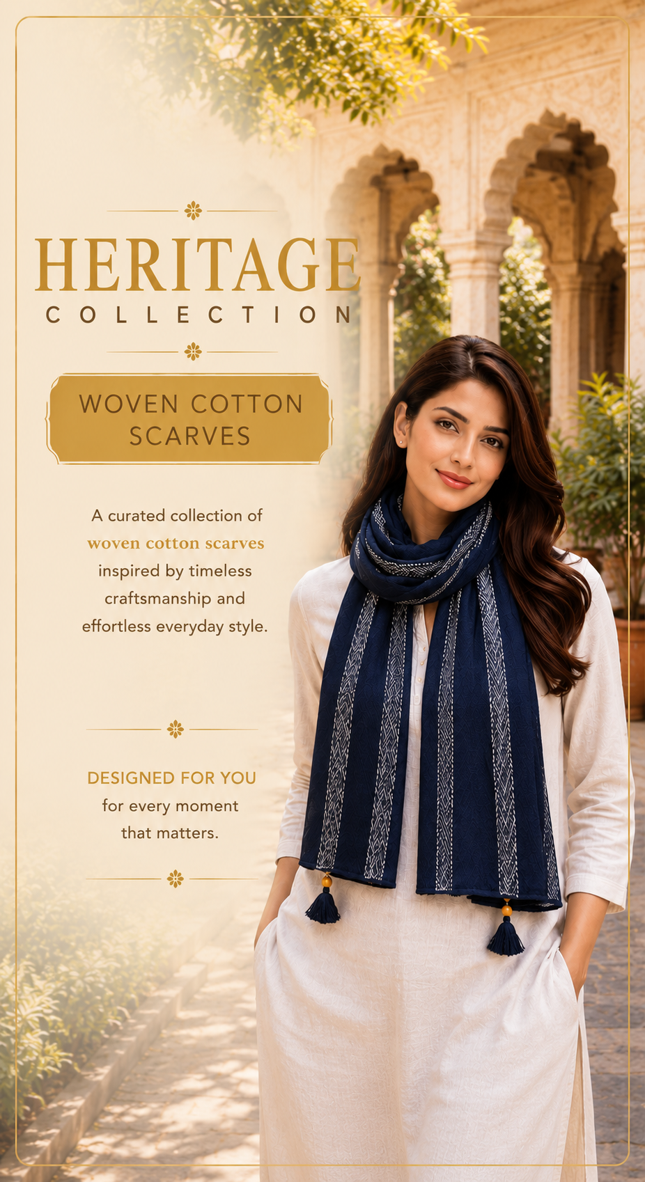 Woven Cotton Scarves