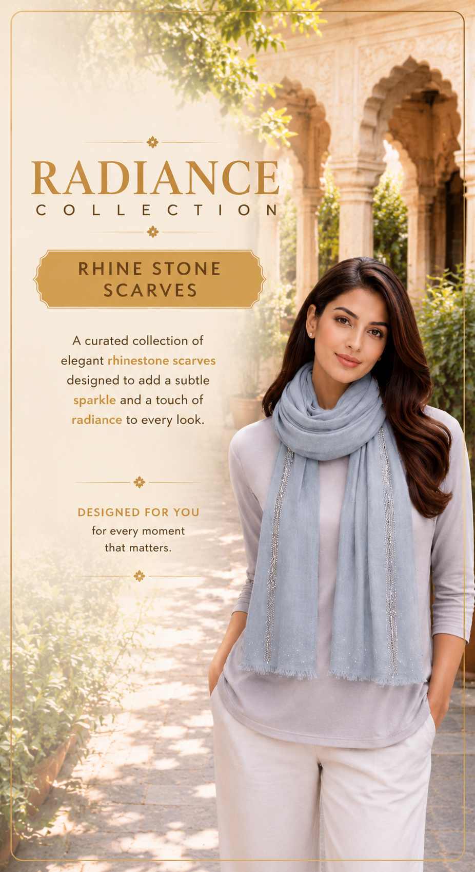 Rhinestone Scarves